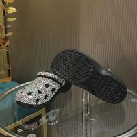 Sandalias de Plataforma de Calidad Superior para Mujeres Zapatillas Casuales Brillantes con Cristales - details 6