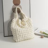 Bolso de hombro plisado para mujer, bolsa Vintage de gran capacidad, Color caramelo, Burbuja, nube, compras, Verano - details 10