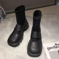 Nuevas botas de combate Oxford de tobillo de marca alta, zapatos largos de moda para mujer, Guangzhou barato - details 6