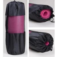 Bolsa de Yoga Portátil Paquete de Esterilla con Correa Ajustable Bolsa de Malla Impermeable con Cordón Equipo de Fitness para Entrenamiento Físico - details 4