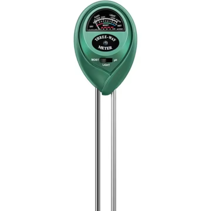 Tester de Suelo 3-en-1 Medidor de Humedad de Plantas, Probador de Luz y PH para Hogar, Jardín, Césped, Granja, Uso Interior y Exterior - 1