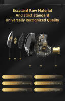 QKZ x HBB Wired Earphone 10mm Titanium-Coated Diaphragm HiFi 3.5mmAUX In-Ear Monitor Headset Semi-open Cavity CNC Aluminum Alloy - details 11