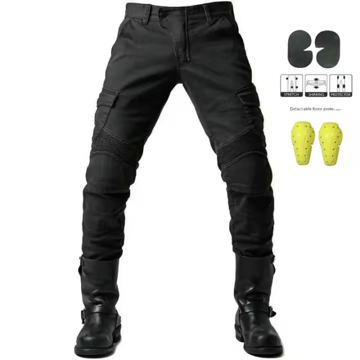 Pantalones Profesionales de Motocicleta Jeans de Ciclismo Anti-caída Clásicos de Motociclista - 1