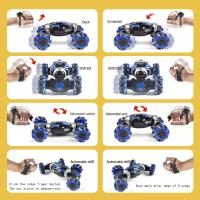 Coche de acrobacias Rc con detección de gestos para niños, coches de Control remoto, camiones 4wd, vehículos todoterreno 4x4 de - details 12