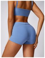 Pantalones cortos de Yoga para mujer, Shorts deportivos elásticos, antideslumbrantes, transpirables, de secado rápido - details 24