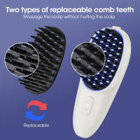 Cepillo de Masaje para Piel con Tecnología de Luz Azul y Roja Herramienta de Estilo Eléctrico para Prevención de Pérdida de Cabello y Crecimiento del Cabello - details 19