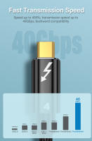 Cable Thunderbolt 4 Certificado Nephy Cargador de Datos PD 100W para Smartphones - details 4
