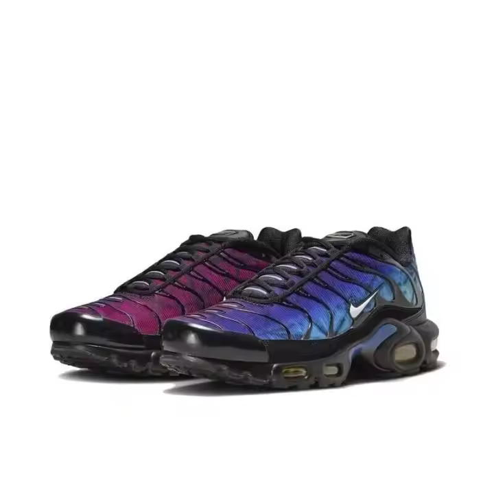 Las zapatillas para correr para mujer Leten Air Max Plus son ligeras, transpirables, antideslizantes, duraderas, acolchadas, de color azul púrpura. - 1