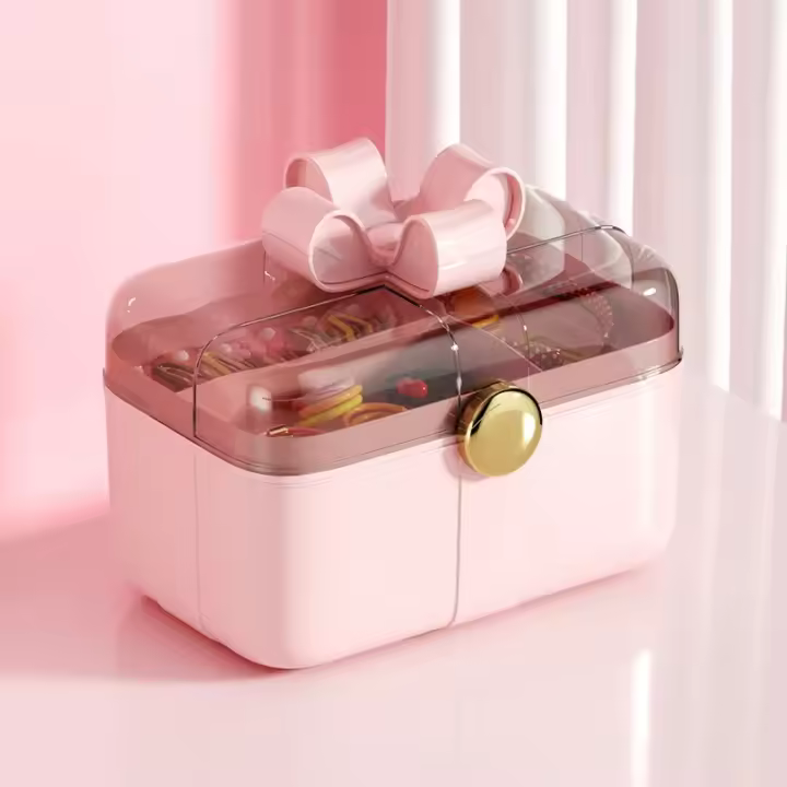 Caja para guardar joyas para niños Caja clasificadora de gran capacidad Sala de estar y oficina Pastillero pequeño Regalo para niños - 1