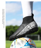 Populares zapatillas de fútbol transpirables de caña alta para niños y niñas - details 18