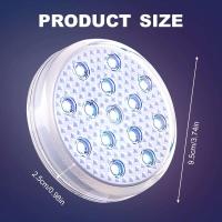 Luz subacuática recargable para piscina con control remoto IP68, luz LED flotante, cambio de color impermeable para spa - details 5