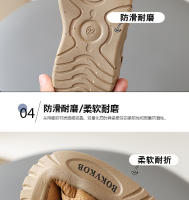Botas de nieve para niños invierno nuevos zapatos grandes de algodón para niños apilados zapatos para bebés y niñas engrosados versión coreana niño - details 5