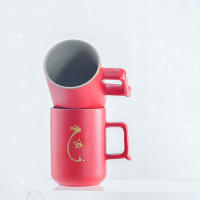 Taza maestra de cerámica de celebridades de Internet, juego de Kung Fu con orejas, tamaño, tazón de té, taza para beber en el hogar - details 11