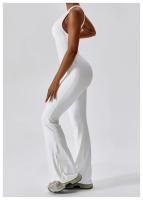 Traje de Yoga para Mujer con Almohadilla de Pecho Aéreo Sin Mangas de Ballet Danza Fitness Deporte Gimnasio Ropa Deportiva Material Exterior de Nylon Temporada Primavera/Verano - details 16