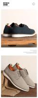 Parte superior de zapato de PU con rejilla de bloque con cordones informales para hombre, zapatos formales para hombre, zapatos de vestir de oficina para fiesta de boda - details 1