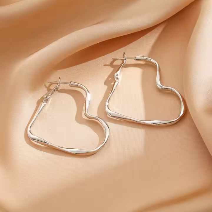 Pendientes de moda de estilo europeo y americano para mujer, temperamento simple, nicho, personalidad, sensación superior - 1