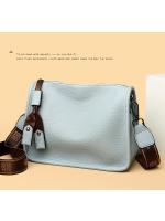 Bolso De Hombro Para Mujer De Cuero Genuino De Alta Calidad Lujo Suave Cuero De Vaca Bolso De Tote Moda 2024 Bolsos Cruzados Y De Hombro Para Damas - details 5