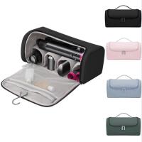 Caja portátil para secador de pelo con gancho oculto, bolsa de herramientas de peluquería antideslizante, bolsa de almacenamiento impermeable de gran capacidad, color negro - details 4