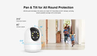 Cámaras de vigilancia interior doméstico HD inteligente Voz video de vigilancia wifi - details 2