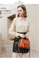 FOXER-Bolso cruzado de cuero PU para mujer, bandolera de gran capacidad con cremallera, informal - details 0