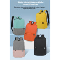 Mochilas Unisex para Senderismo Ligero y Día a Día |   Capacidad Amplia, Tela Oxford Resistente, para Portátil, Colores Candy y Diseño Moderno Versátil - details 0