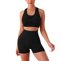 Conjunto de sujetadores deportivos para mujer, pantalones cortos de gimnasio, ropa de gimnasio transpirable, pantalones cortos, - details 3