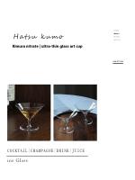 Kimura Copa de cola ultrafina Copa de cristal de torre alta y brillante Copas de vino de fruta Copas de Martini - details 0