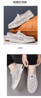 Zapatos de Verano para Hombres de Piel de Oveja Transpirables Sandalias de Cuero Suave de Moda Casual - details 12