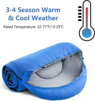 Bolsa de Dormir de Campamento con Capucha Bolsa de Dormir para Adultos al Aire Libre en Invierno Camuflaje - details 3