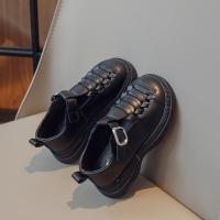 Zapatos planos versátiles transpirables antideslizantes para niñas, calzado de cuero para niños, moda y cómodo, estilo coreano, Otoño, 2024 - details 6