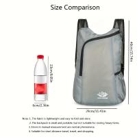 Mochila Plegable para Exteriores Ligera Bolsa de Viaje Mochila Plegable Exterior Color Beige Claro - details 7