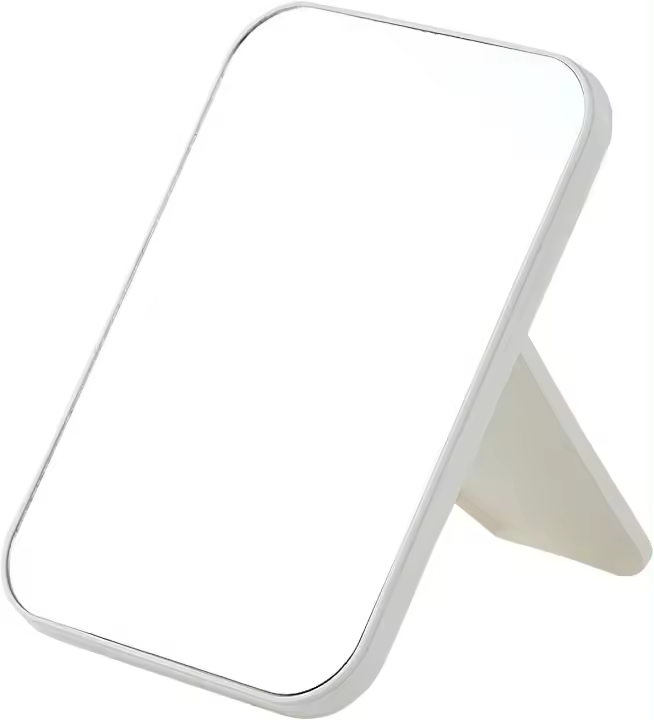 Espejo Super HD Espejo de Mesa Soporte Plegable Espejo de Maquillaje Diseñado Manos Libres/Espejo de Mano - 1