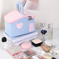 Bolsas de almacenamiento de cosméticos con forma de casa, bolsas de maquillaje de dibujos animados de estilo coreano de gran capacidad, portátiles multifuncionales - details 4