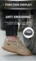 Zapatillas de seguridad para hombre, zapatos de trabajo ligeros, transpirables, antipinchazos, antideslizantes, indestructibles, Verano - details 7