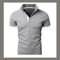 Polo ajustado de manga corta para hombre, Camisa lisa con cuello suave, informal, para trabajo, Golf, senderismo, color rosa - details 14