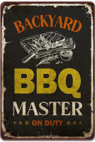 Letrero de estaño para decoración de Patio, cartel de Metal para parrilla, cafetería, Bar, Pub, cerveza, Club, pared, decoración del hogar - details 14