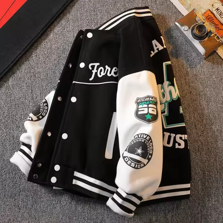 Chaqueta de béisbol para adolescentes Camiseta de algodón Ideal para niños - 1