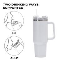 Taza de Viaje de 1182 ml 40oz con asa y Pajita, Termo para café frío y Caliente, Capacidad - details 4
