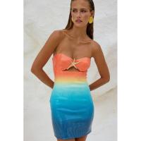 Vestido de manga larga con estampado de lentejuelas para mujer, primavera-verano 2025 - details 15