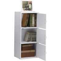 Estantería con 3 Repisas en Madera MDF Color Blanco - details 3