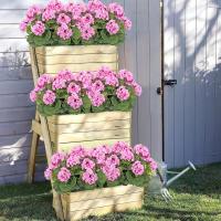 Nuevo Rojo flor de Begonia Artificial 36 Cm DIY flor falsa simulación plantas artificiales adornos de jardín - details 12