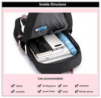 Mochila escolar de nailon para adolescentes, morral de viaje para estudiantes, a la moda - details 6