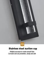 Lámpara LED de pared impermeable para exteriores, moderna y minimalista, de cristal, IP65, para balcón, pasillo, patio - details 16