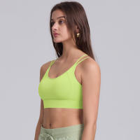 Hamidou-Sujetador de Yoga para mujer, ropa de Pilates de alta intensidad a prueba de golpes, con correas de hombro cruzadas absorbentes de golpes, para gimnasio - details 26