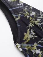 Vestido con correa para el hombro de moda europea y americana Vestido estampado medio y largo con cuello en V para mujer - details 5