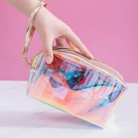Bolsa de PVC transparente para brochas de maquillaje, neceser de belleza para mujer, bolsa de lavado con cremallera, bolsa de maquillaje, bolsa de cosméticos de viaje - details 1