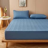 Funda de colchón acolchada suave de algodón puro, Protector de almohadilla de cama personalizado, antibacteriano, tamaño King, no incluye funda de almohada - details 37