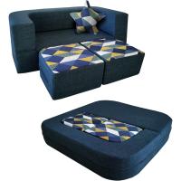 Taburete acolchado + mesa, sofá para niños con esponjas de alta densidad para niños y niñas - details 2