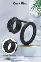 Anillo masculino anillo retrasar la eyaculación anillos de erección pene juguetes sexuales para hombres parejas adultos tienda Sexy productos - details 0