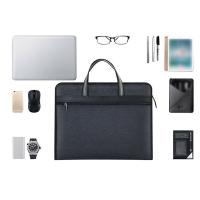 Bolsa de archivos A4 impermeable, gran capacidad, múltiples compartimentos, bolsa de almacenamiento de documentos, Simple con asa, maletín de lona para hombres y mujeres - details 3